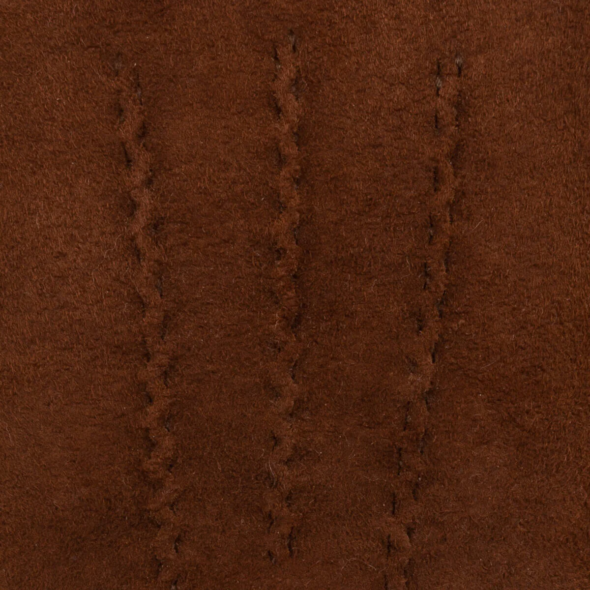 Beauvoire (brown) - Suede mittens with luxurious sheep fur lining - Image 5