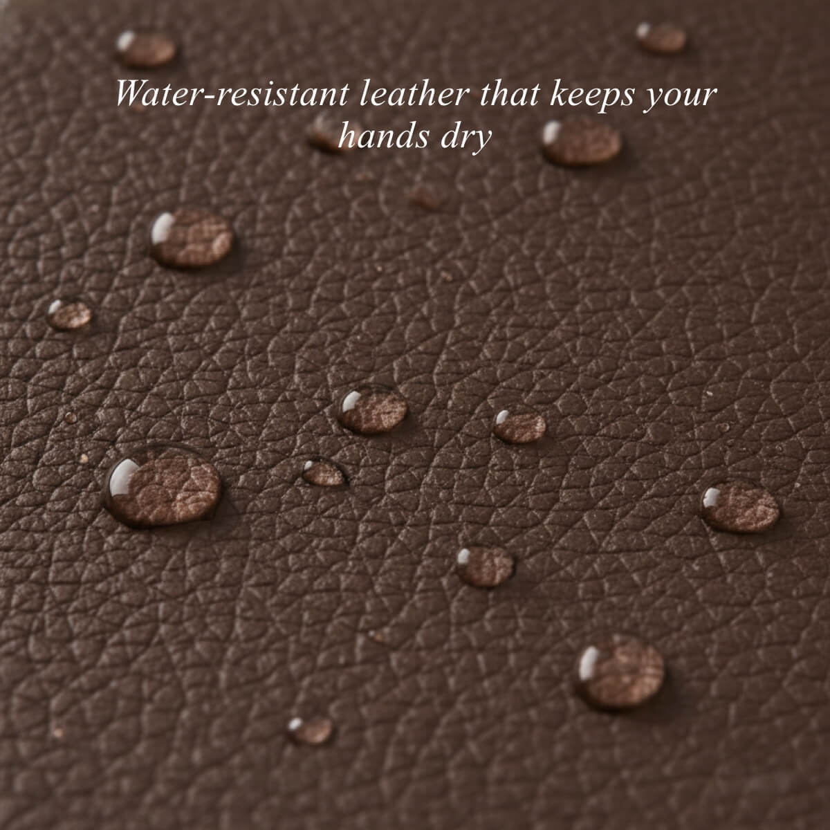 Columbus (brown) – Luxurious deerskin (American deerskin) leather gloves with warm wool lining - Image 8