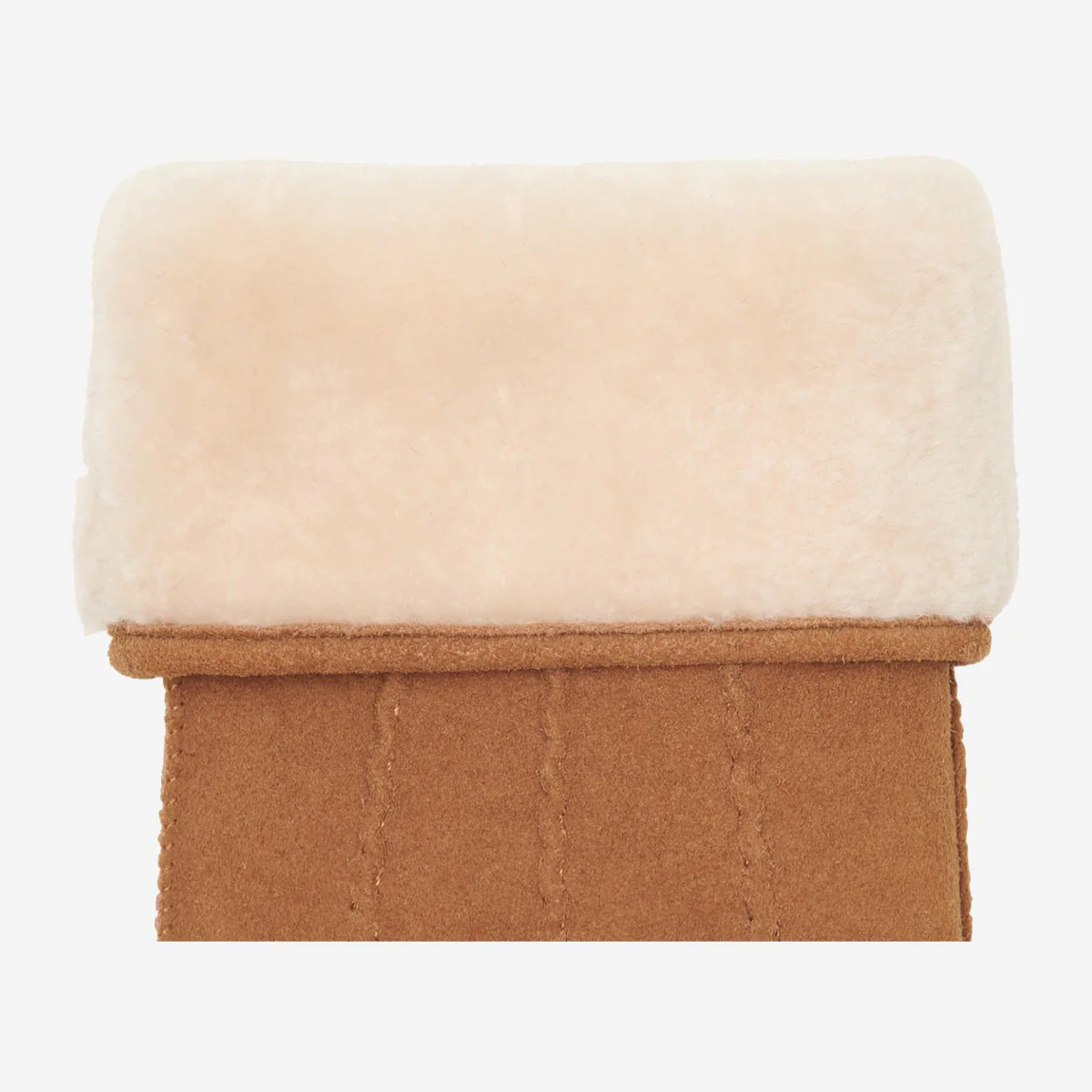 Josie (camel) - Suede goatskin leather gloves with luxurious sheep fur lining - Image 4